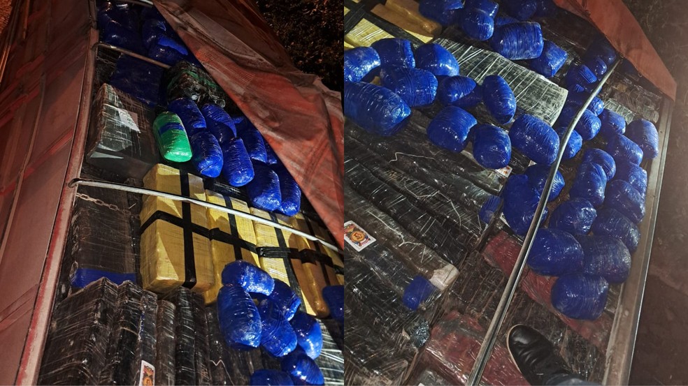 Oepração apreende 50 toneladas de maconha no Paraguai — Foto: Senad